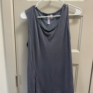 Gray Sleeveless Women's Top